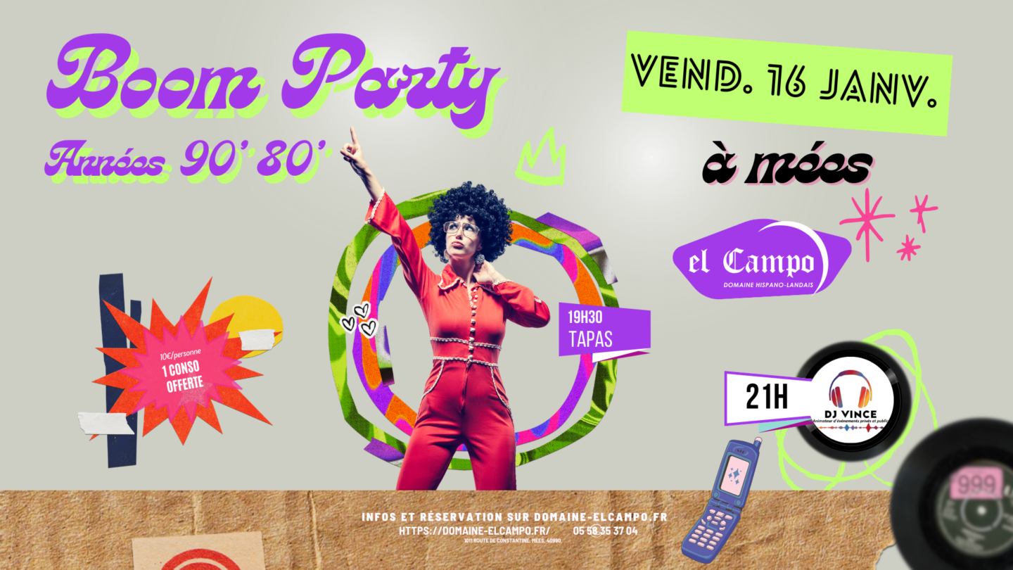 SOIRÉE ANNÉES 80’ & 90’