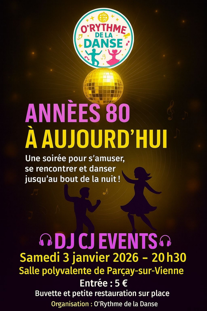Soirée années 80 à aujourd'hui
