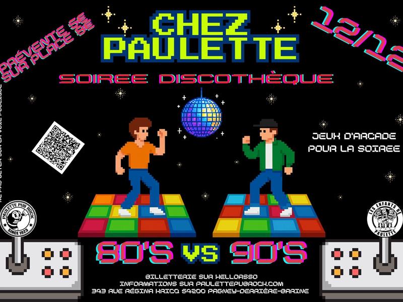 Soirée discothèque Chez Paulette