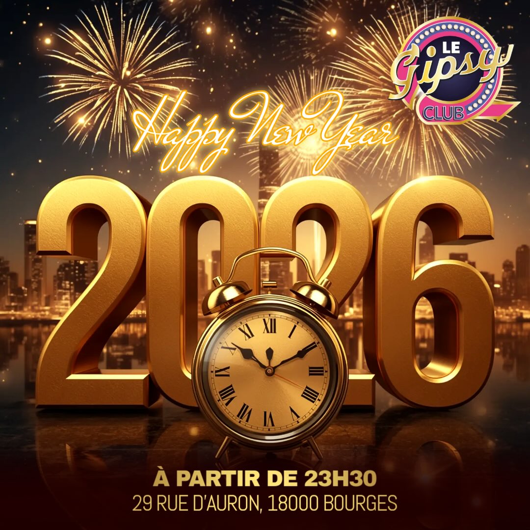 Soirée du Nouvel An 2026 Le Gispy