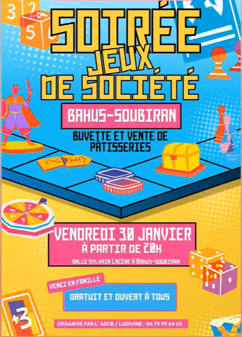 Soirée jeux de société