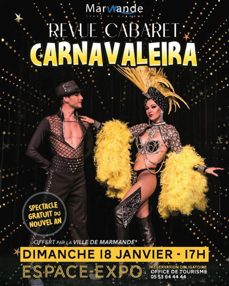 Spectacle du Nouvel An Revue Cabaret Carnavaleira