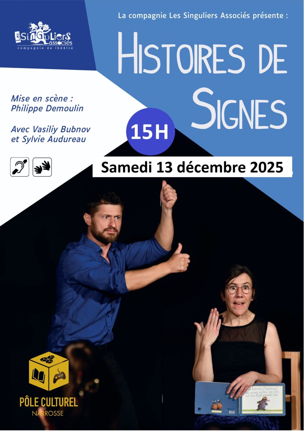 Spectacle et goûter de Noël Histoires de signes