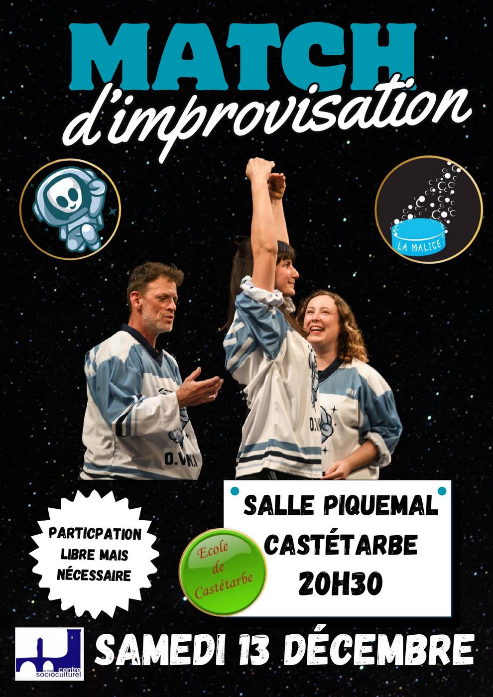 Spectacle Match d'improvisation