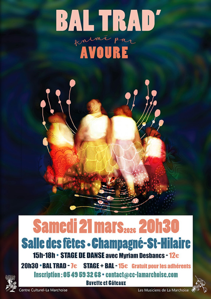 Stage + Bal Trad salle des fêtes de Champagné st Hilaire Champagné-Saint-Hilaire