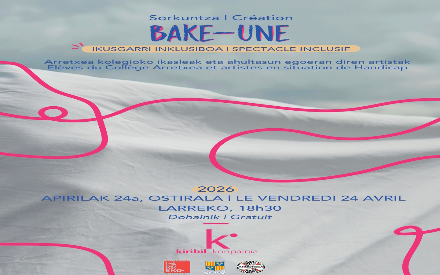 Théâtre Bake Une Saint-Pée-sur-Nivelle 2026-04-24 Théâtre Bake Une