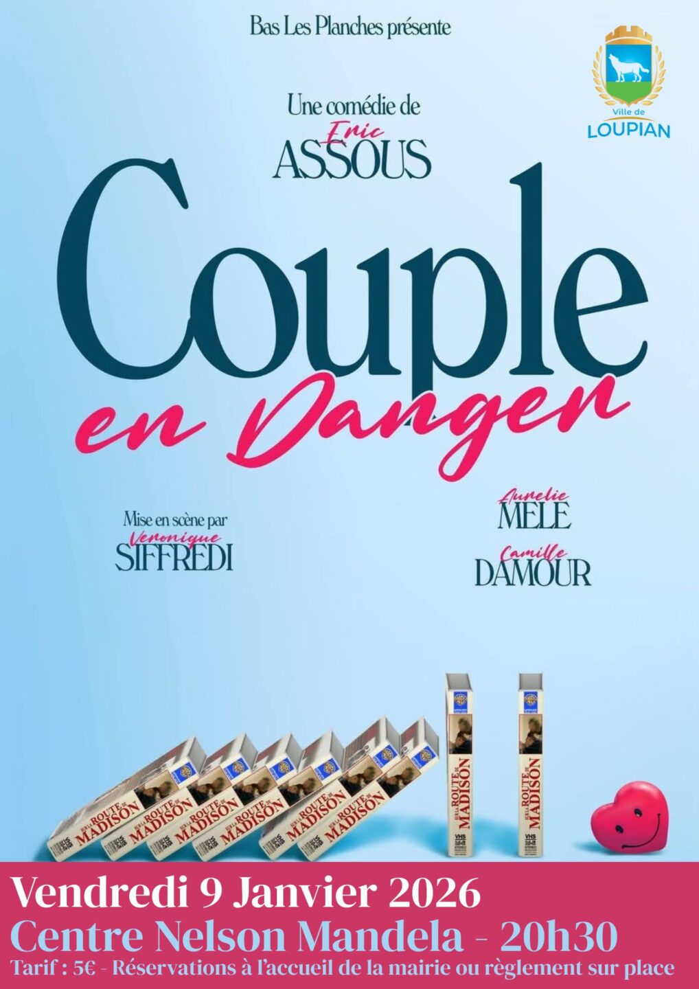 THÉÂTRE COUPLE EN DANGER PAR LA COMPAGNIE BAS LES PLANCHES
