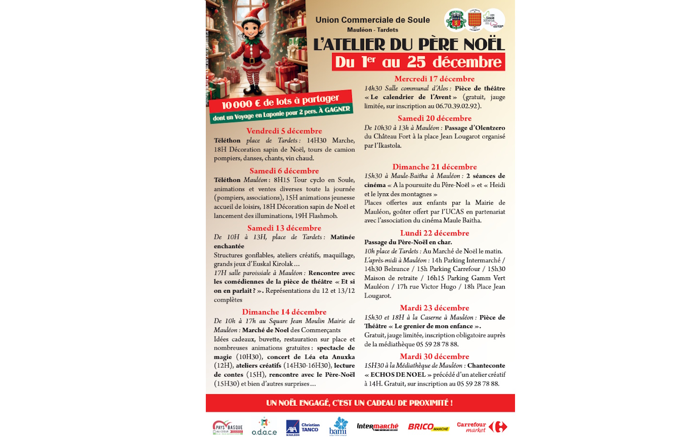 Théâtre le calendrier de l'Avent