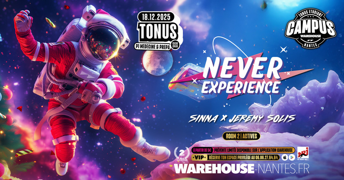 Tonus Never Expérience - Prépa & P1 Médecine Warehouse