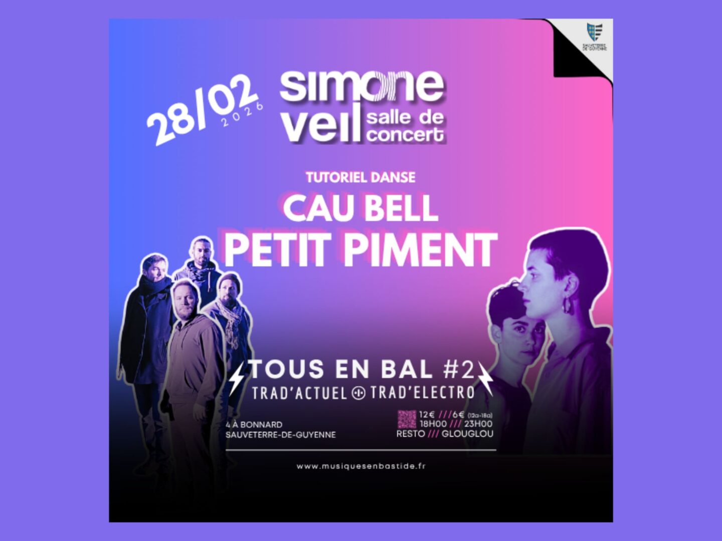 Tous en bal 2e édition Salle Simone Veil Sauveterre-de-Guyenne 2026-02-28 Tous en bal 2e édition