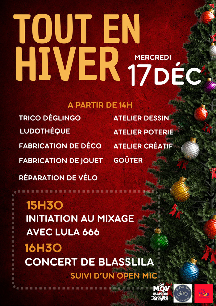 Tout en hivers Maison de quartier de Villejean - 12 Rue de Bourgogne 35000 rennes Rennes