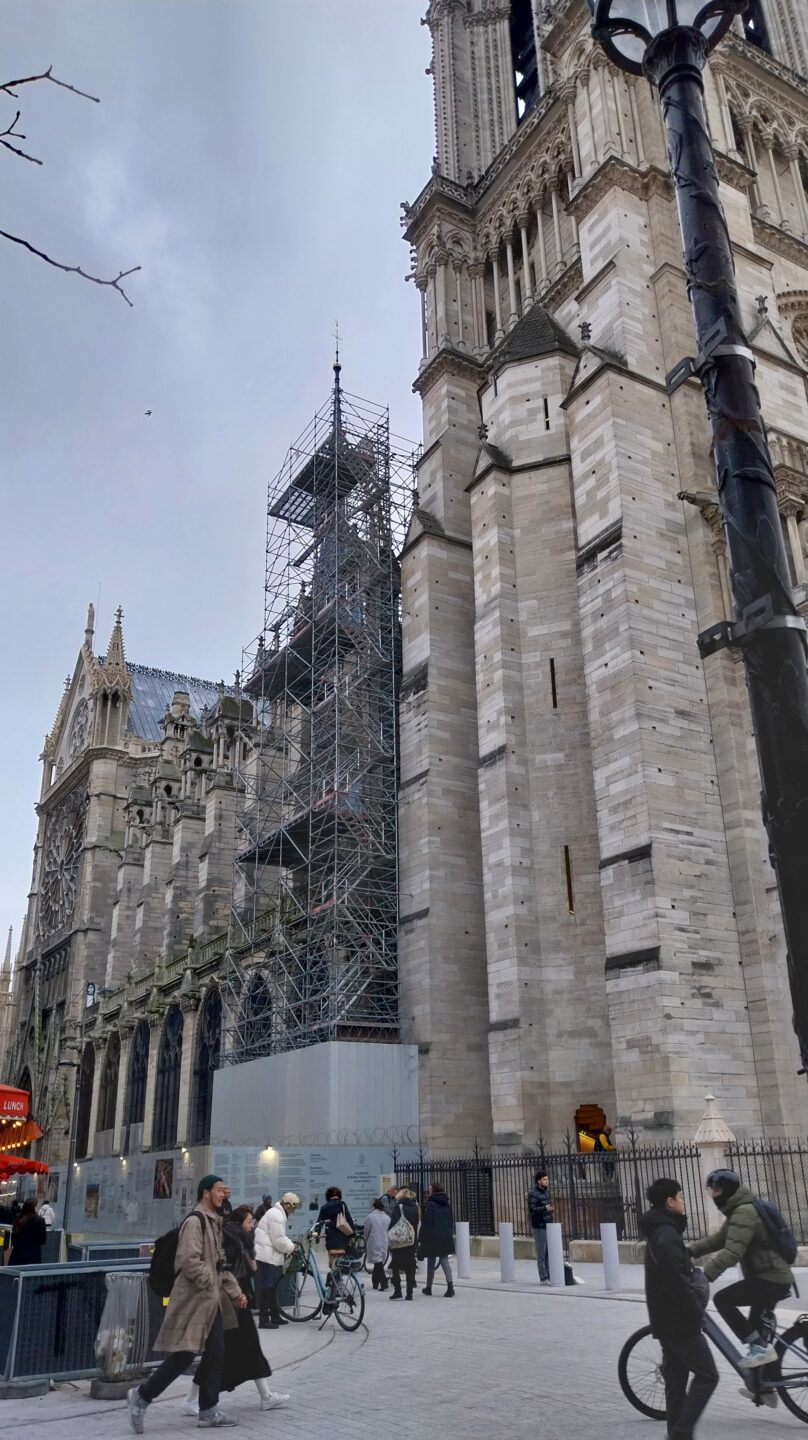Travaux sur les façades de Notre-Dame de Paris