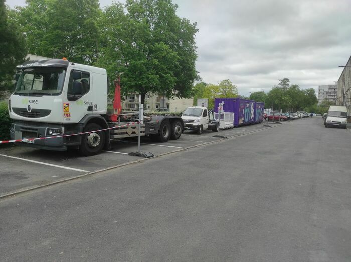 Tri-troc mobile Boulevard Albert 1er