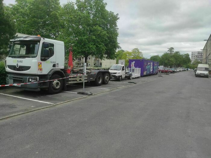 Tri-troc mobile Boulevard Albert 1er