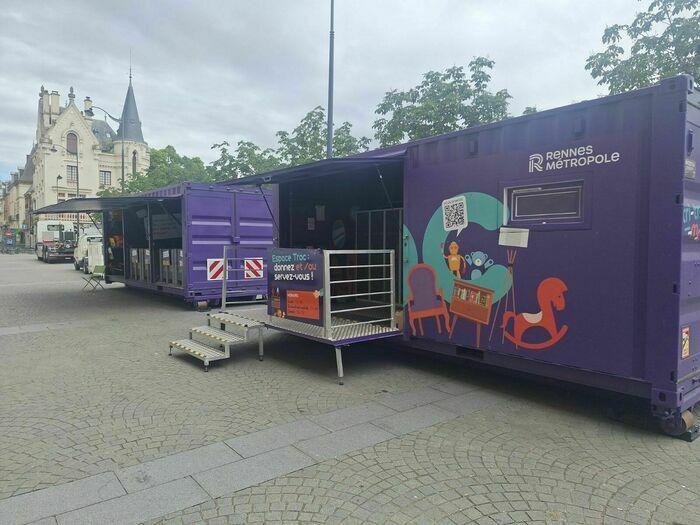Tri-troc mobile Place Hoche Rennes