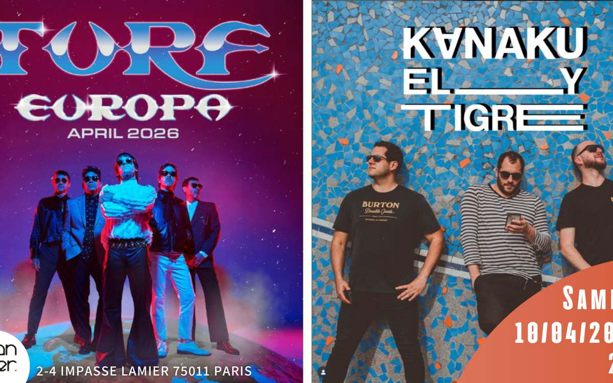 TURF + KANAKU Y EL TIGRE Pan Piper Paris  Paris