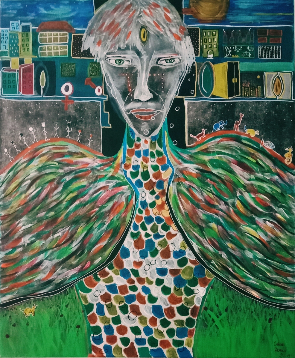 Vernissage de l'exposition de peintures de Céline Secouet