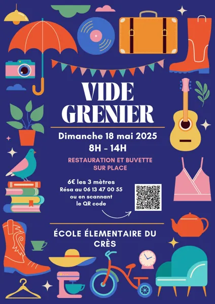Vide-grenier Ecole du Crès