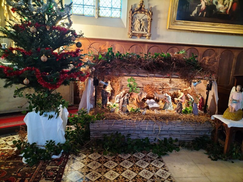 Visite de la crèche Eglise de Sainte Foy de Montgommery