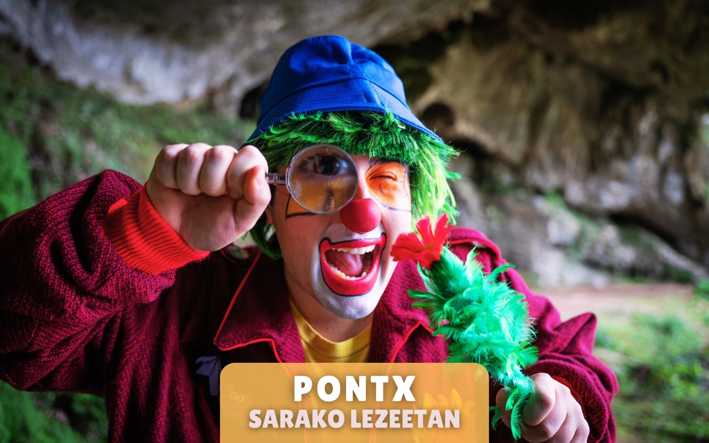 Visite guidée spéciale avec Pontx le clown Grottes de Sare