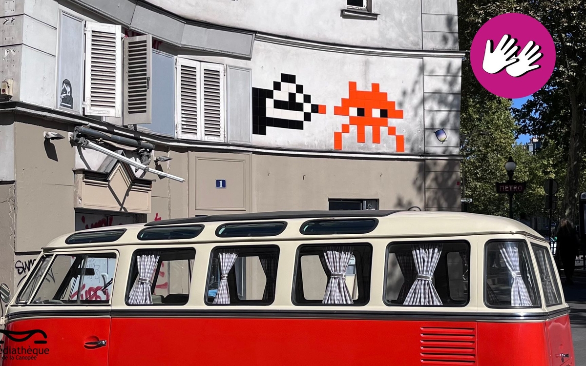 Visite street art du quartier des Halles [LSF et FR] Médiathèque de la Canopée  Paris