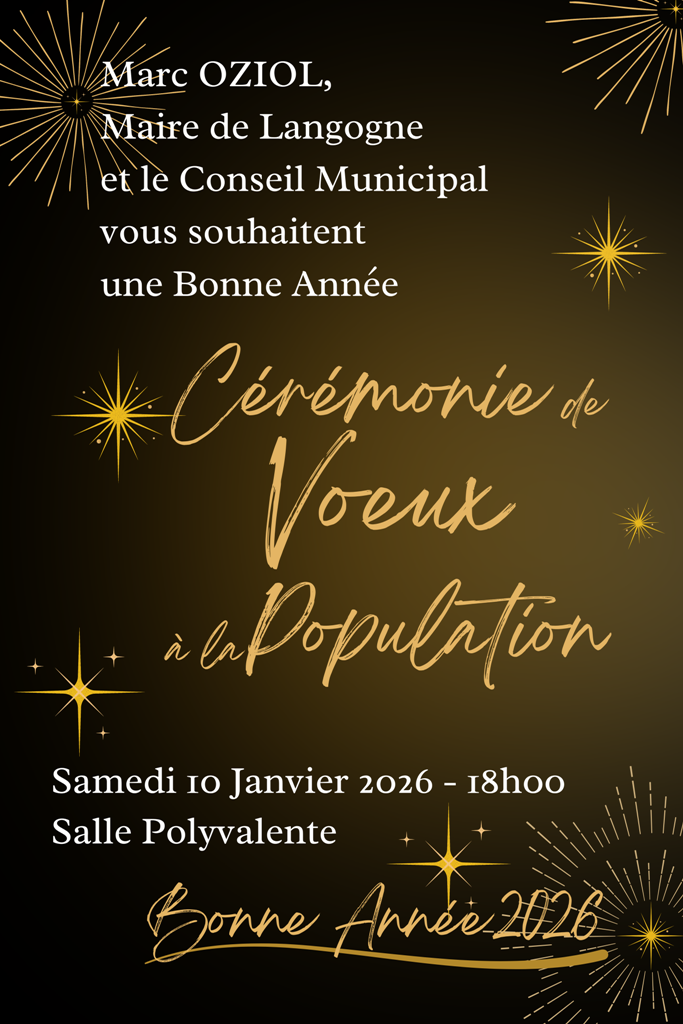 VOEUX A LA POPULATION