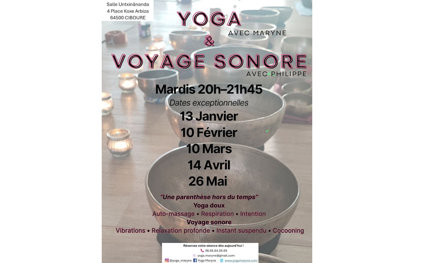 Yoga et voyage sonore