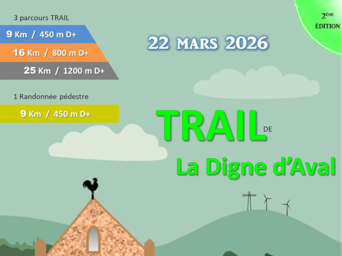 2ÈME ÉDITION DU TRAIL DE LA DIGNE D'AVAL