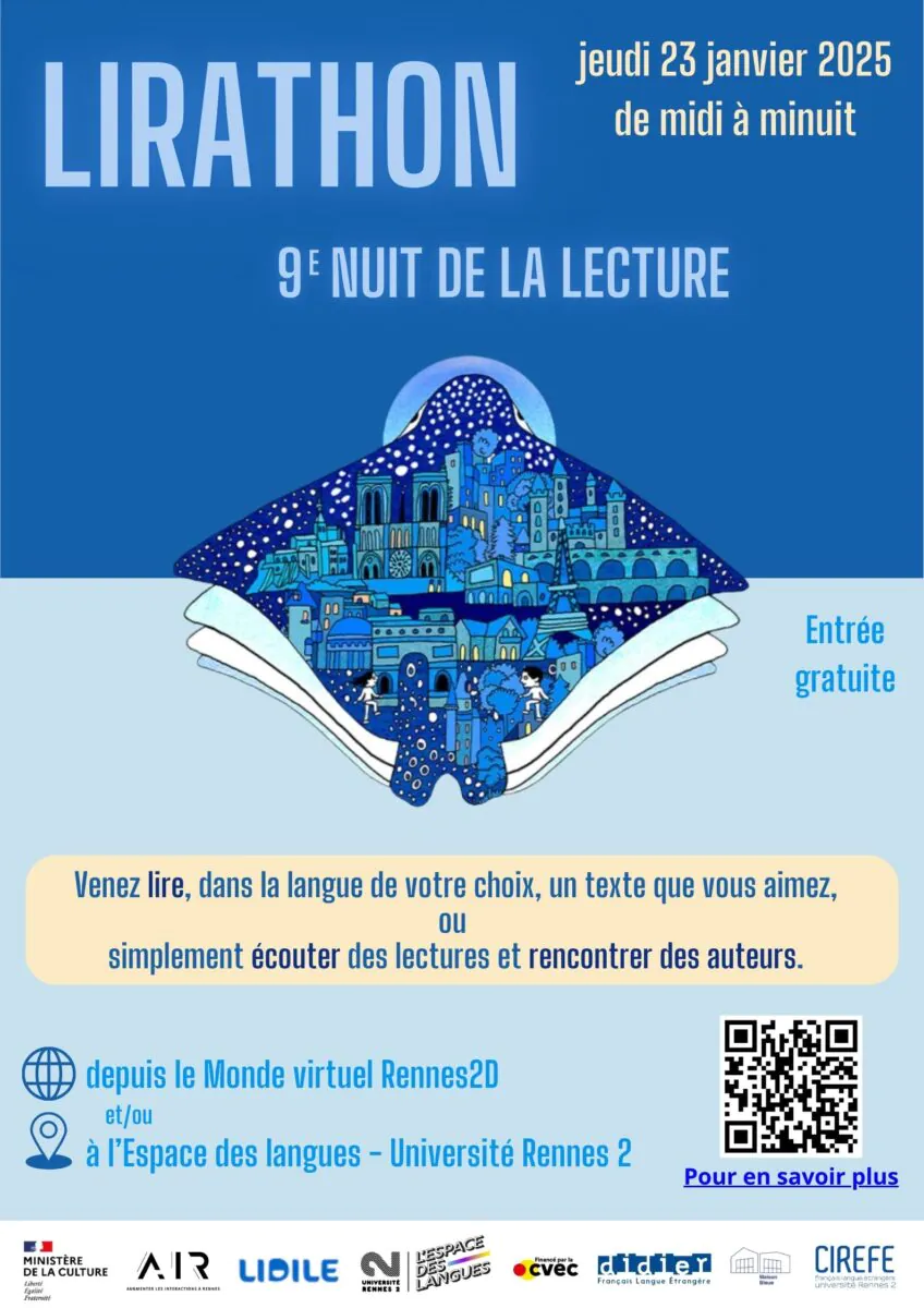 Les Nuits de la Lecture 2025 Rennes