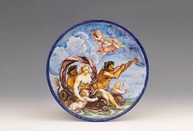 Pièce attribuée à Alfred Beau (faïence)