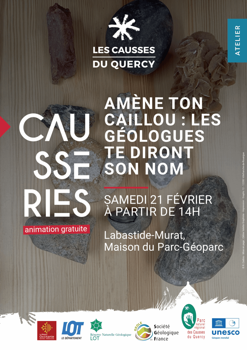 Amène ton caillou Les géologues te diront son nom