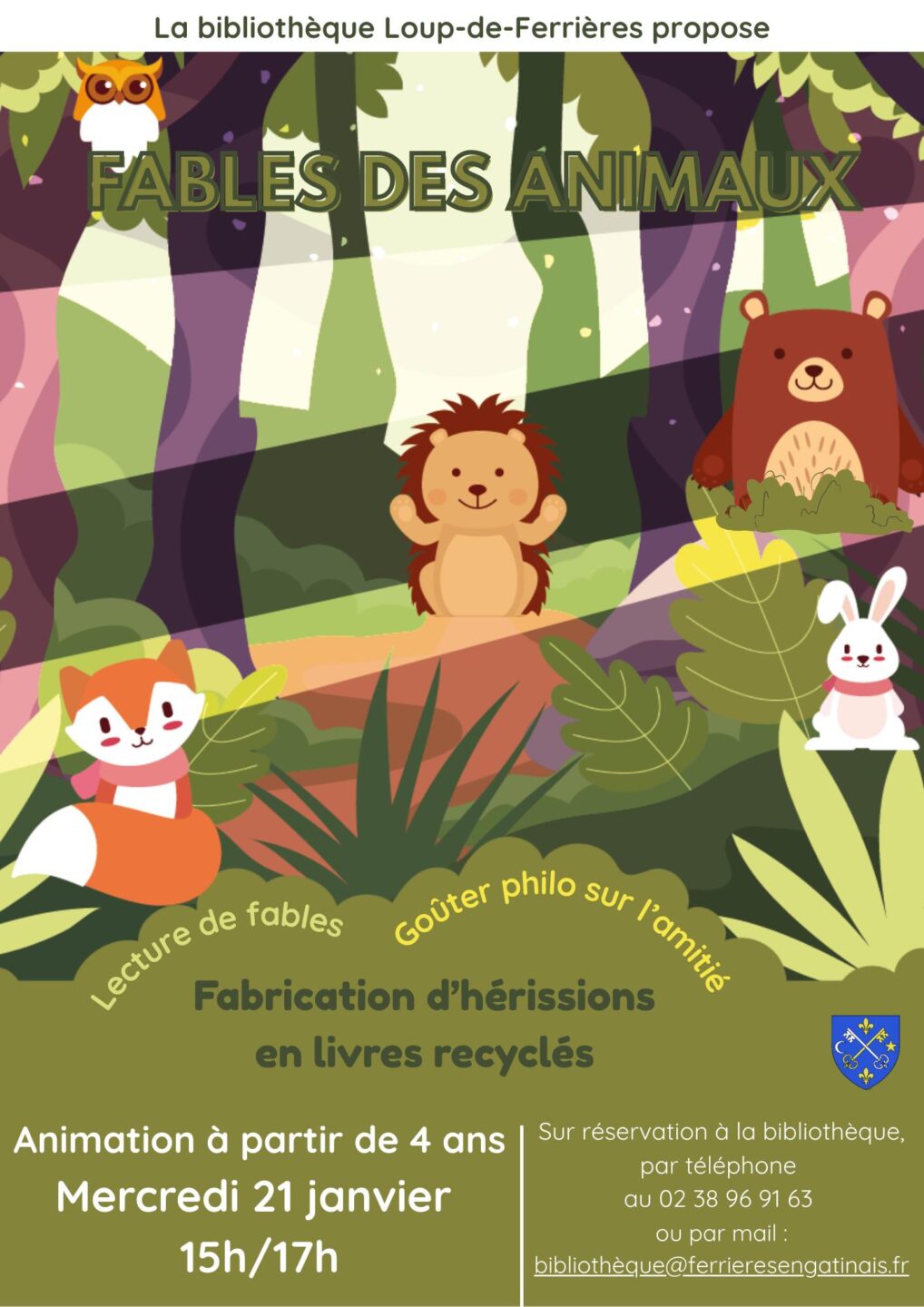 Animation Fables des animaux