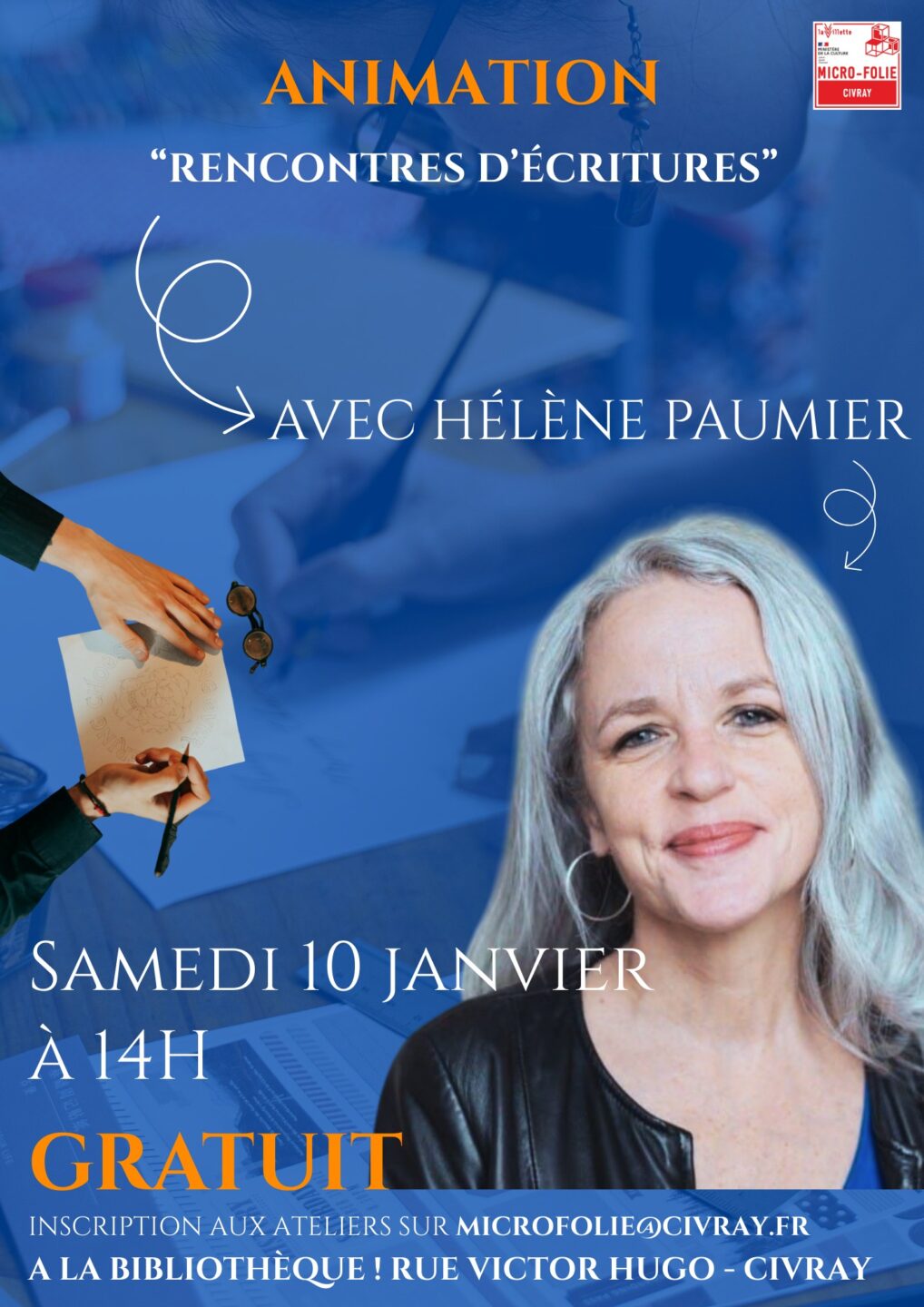 Animation Rencontre d'écritures avec Hélène Paumier
