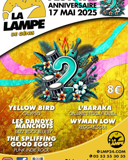 Anniversaire du tiers lieu La Lampe concerts