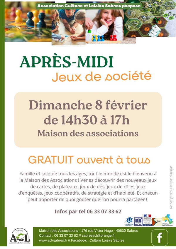 Après-midi Jeux de société