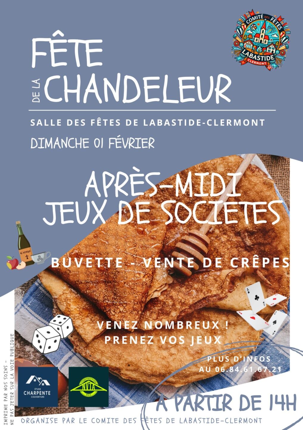 APRÈS-MIDI JEUX DE SOCIETES & FÊTE DE LA CHANDELEUR