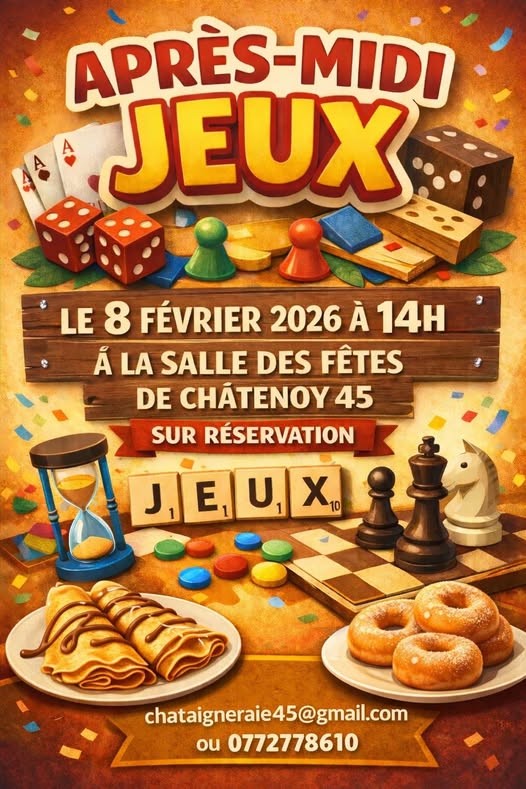 Après midi jeux et lecture