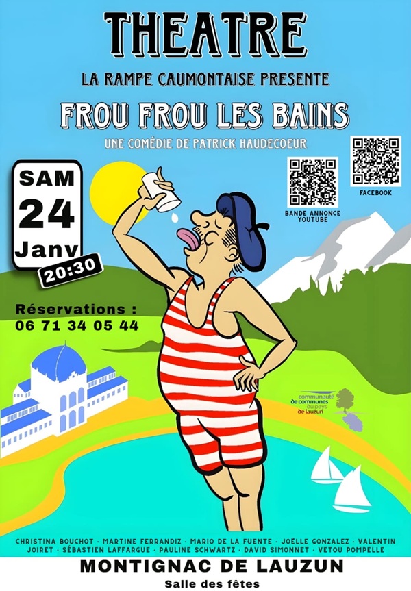 Après-midi théâtre Frou Frou les bains