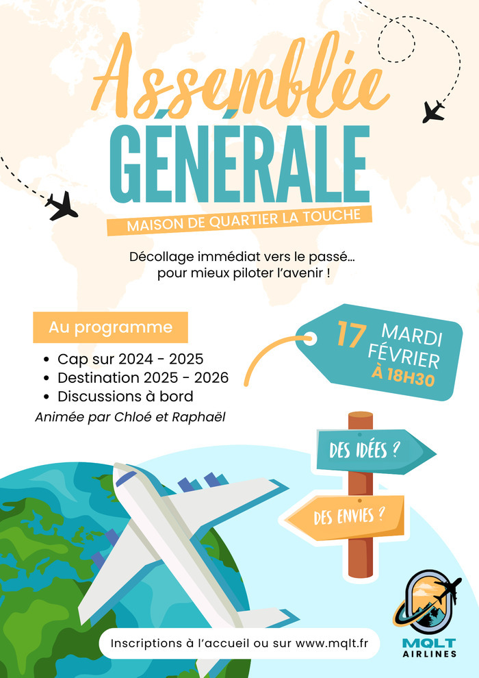 Assemblée Générale 2026 Maison de Quartier La Touche Rennes