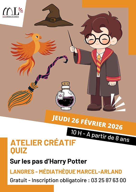 Atelier créatif et quiz Sur les pas d'Harry Potter