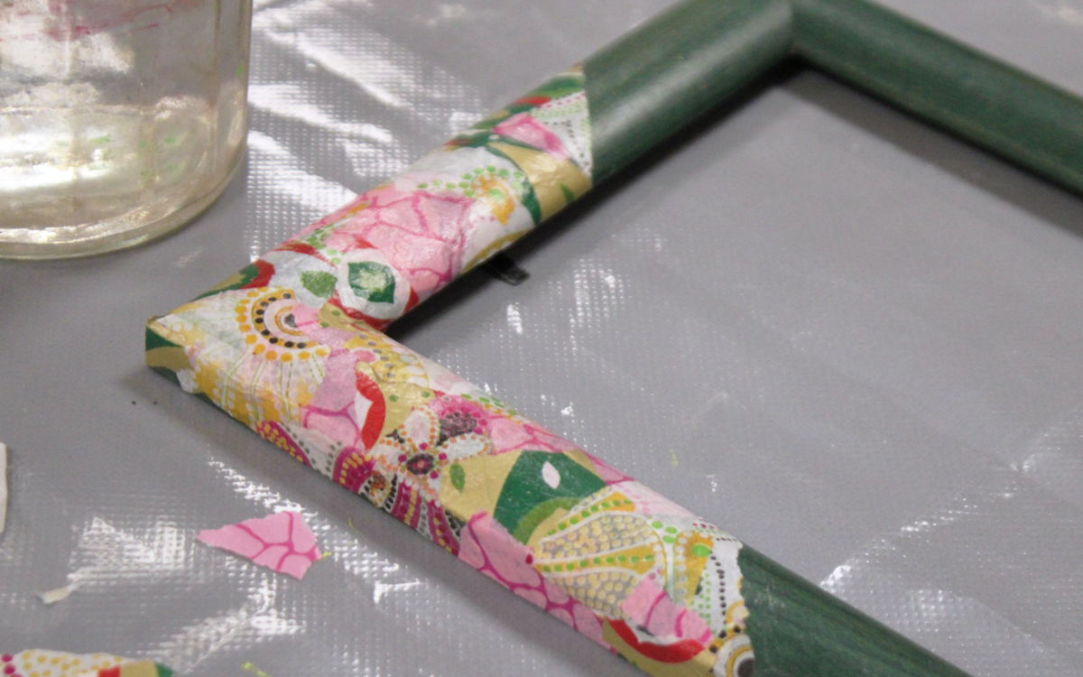 Atelier en famille - Décoration de cadres L'Atelier de la Ressourcerie Créative  Paris