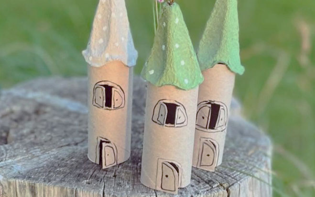 Atelier enfant - Maisonnette en carton L'Atelier de la Ressourcerie Créative  Paris