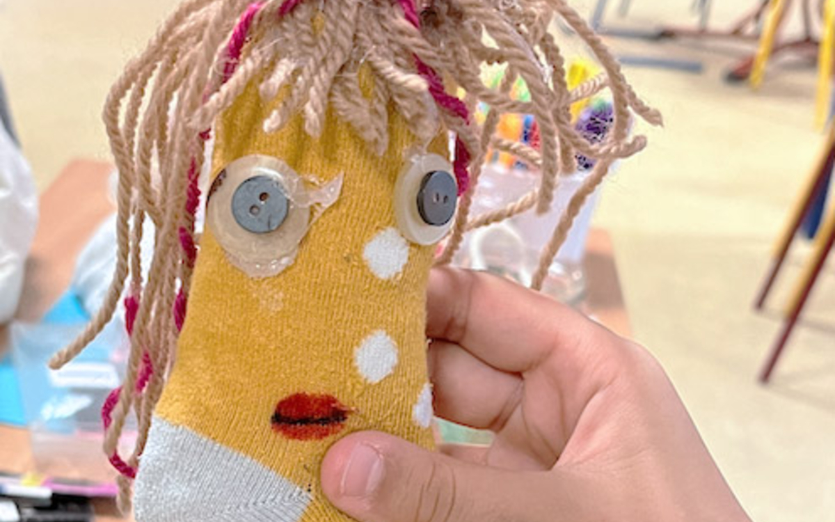 Atelier enfant - Peluche en chaussettes L'Atelier de la Ressourcerie Créative Paris