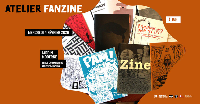 Atelier fanzine Jardin Moderne Rennes
