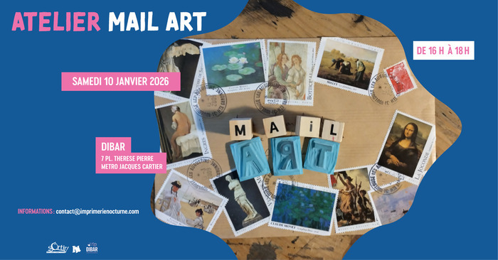 Atelier mail art dibar Rennes