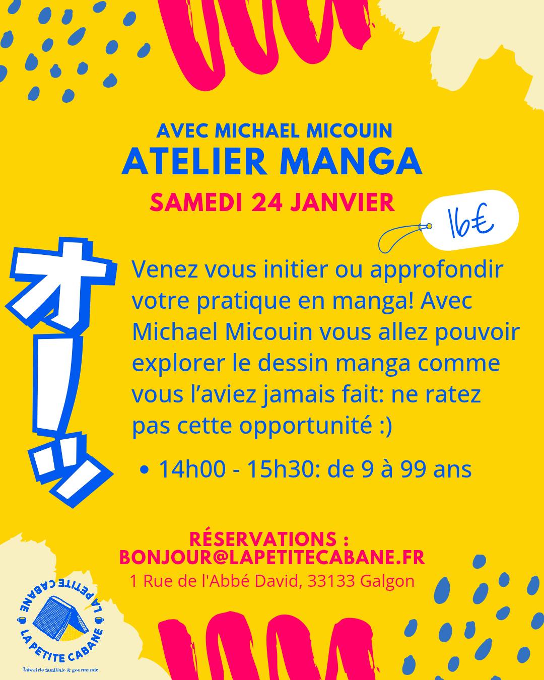 Atelier Manga à la Petite Cabane