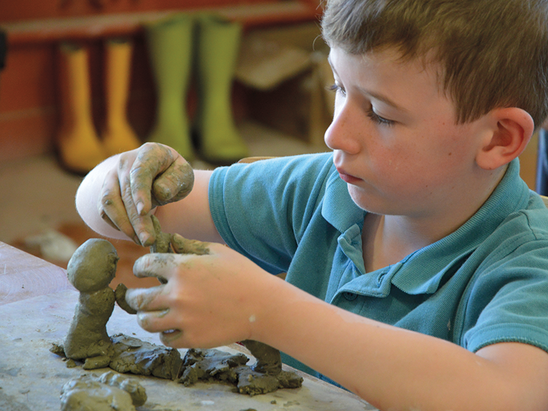 Atelier modelage histoire à modeler