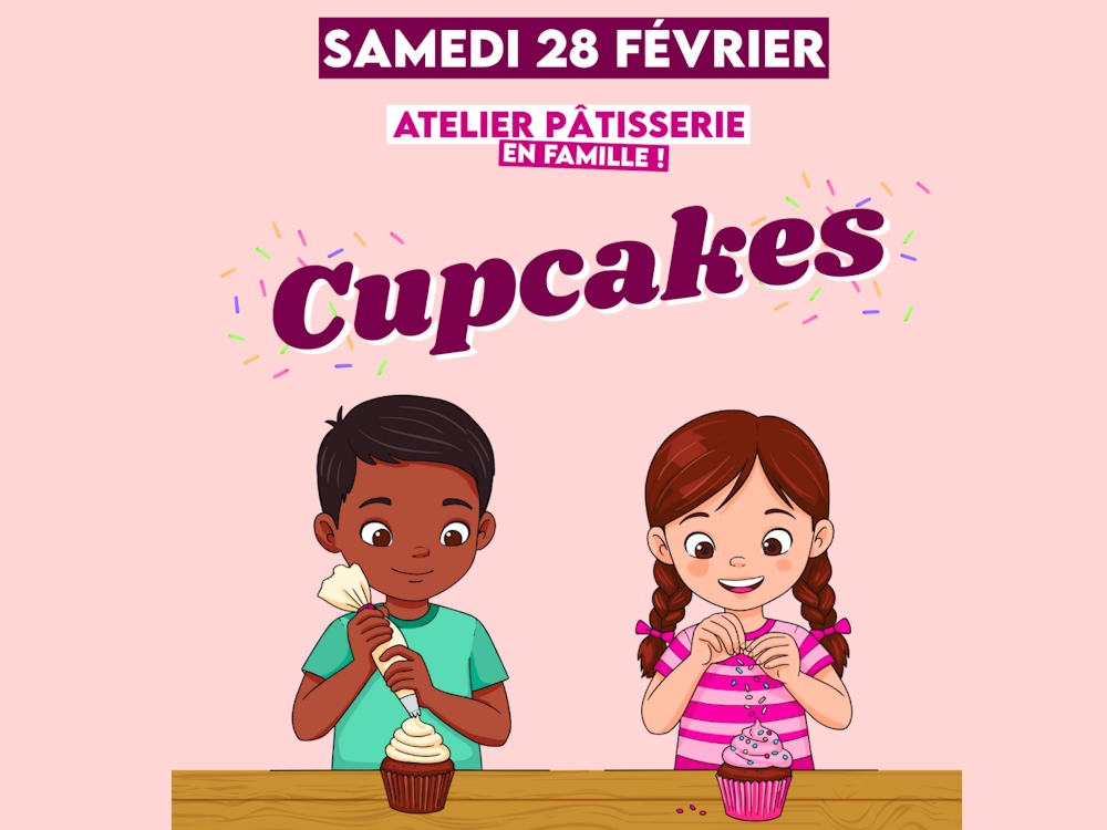 Atelier pâtisserie en famille Cupcakes