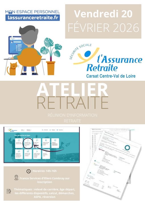 Atelier retraite réunion d'information