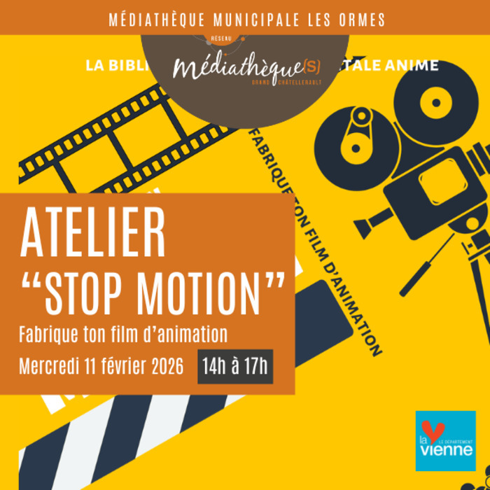 Atelier Stop motion fabrique ton film d'animation !